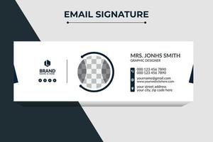 Professional Email signature or email footer Template design Pro Download Pro Vector