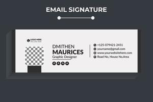 Email Signature template Free Download Free Vector