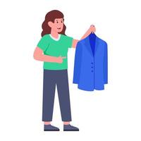 Unique design icon of clothes seller vector