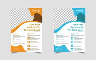 Digital marketing and Corporate business flyer design template design, Conference or event flyer vector