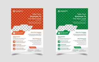 Digital marketing and Corporate business flyer design template design, Conference or event flyer vector