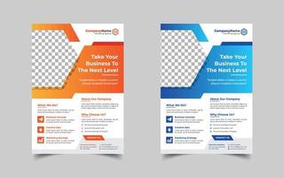 Digital marketing and Corporate business flyer design template design, Conference or event flyer vector