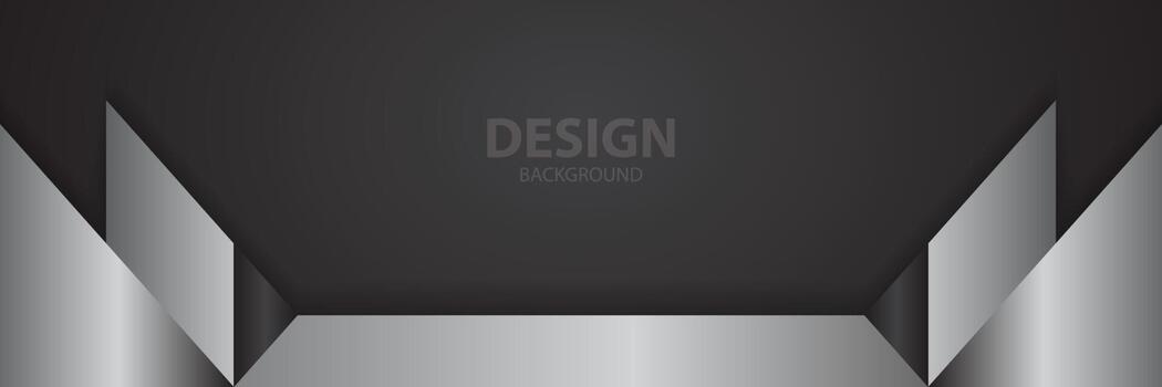 banner Abstract vector background board for text and message design modern