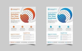 Digital marketing and Corporate business flyer design template design, Conference or event flyer vector