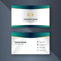 Creative coorporate business card Template modern and Clean design vector