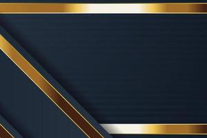 diseño de banner dorado con estilo minimalista moderno lujo dorado vector