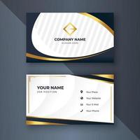 Creative coorporate business card Template modern and Clean design vector