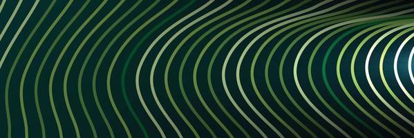 banner Wave Lines Pattern an Abstract Stripe Background, Vector