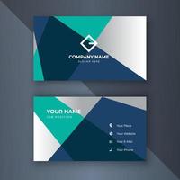 Creative coorporate business card Template modern vector