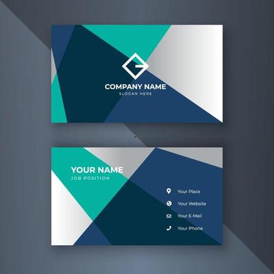 Creative coorporate business card Template modern