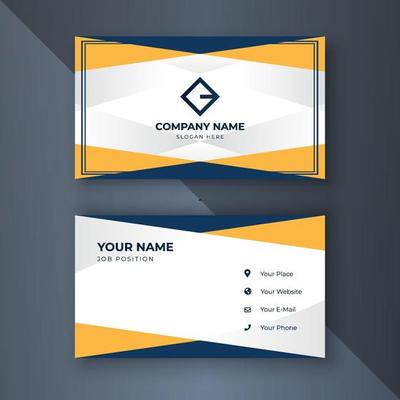 Creative coorporate business card Template modern