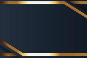 gold banner design with minimalist modern style gold luxury vector