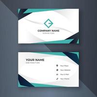 Creative coorporate business card Template modern and Clean design vector