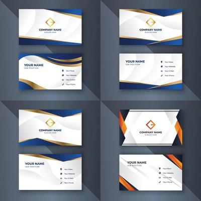 Creative coorporate business card Template modern and Clean design