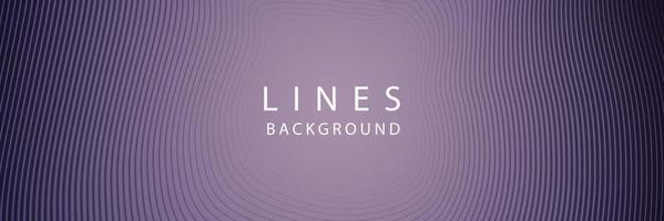 banner Wave Lines Pattern an Abstract Stripe Background, Vector