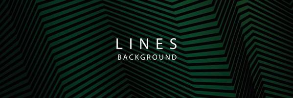 banner Wave Lines Pattern an Abstract Stripe Background, Vector