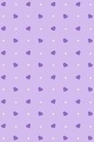 Abstract seamless pattern with purple hearts. Pink hearts seamless pattern. Universal print. Vector illustration