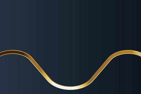 gold banner design with minimalist modern style gold luxury