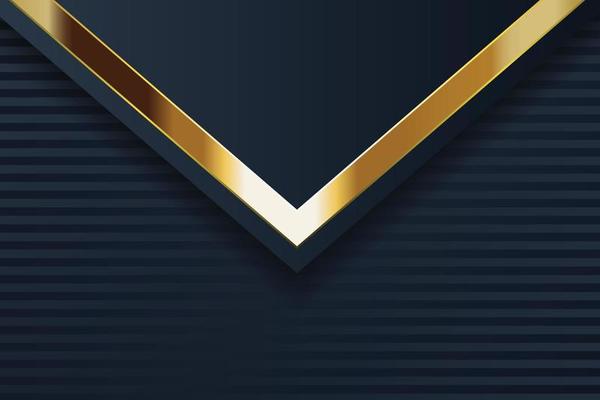 gold banner design with minimalist modern style gold luxury