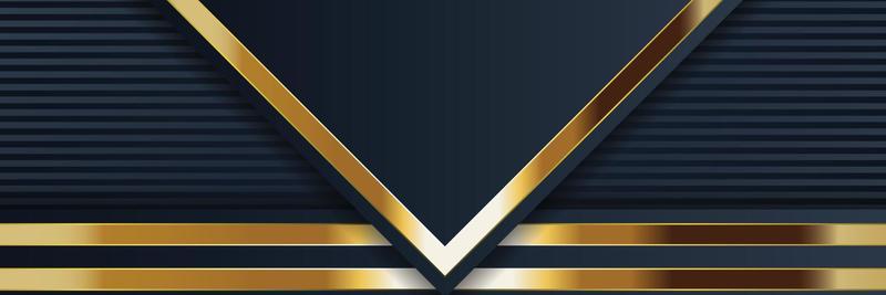 gold banner design with minimalist modern style gold luxury