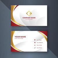 Creative coorporate business card Template modern and Clean design vector