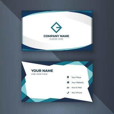 Creative coorporate business card Template modern