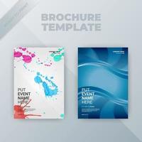 Flyer brochure design template cover. business cover size A4 template vector