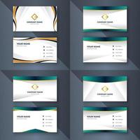 Creative coorporate business card Template modern and Clean design vector