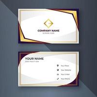 Creative coorporate business card Template modern and Clean design vector