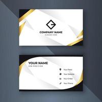 Creative coorporate business card Template modern and Clean design vector