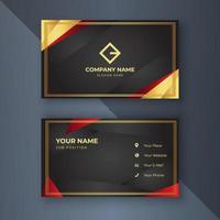 Creative coorporate business card Template modern vector