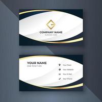 Creative coorporate business card Template modern and Clean design vector