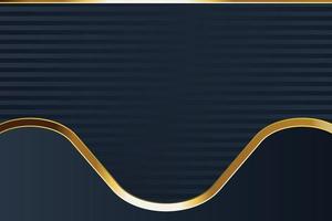 gold banner design with minimalist modern style gold luxury vector