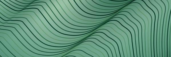 banner Wave Lines Pattern an Abstract Stripe Background, Vector