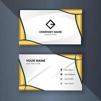 Creative coorporate business card Template modern and Clean design vector