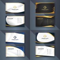 Creative coorporate business card Template modern and Clean design vector