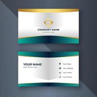 Creative coorporate business card Template modern and Clean design vector