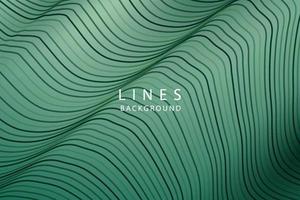 banner Wave Lines Pattern an Abstract Stripe Background, Vector