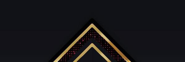 Tablero de fondo de vector abstracto de banner dorado para diseño de texto y mensaje moderno. ilustración vectorial