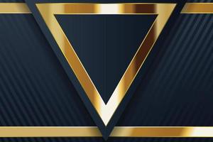 gold banner design with minimalist modern style gold luxury vector