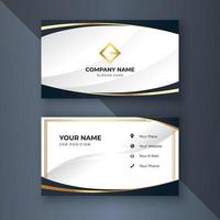 Creative coorporate business card Template modern and Clean design vector