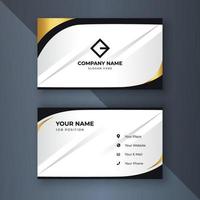 Creative coorporate business card Template modern and Clean design vector