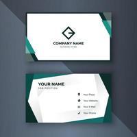 Creative coorporate business card Template modern and Clean design vector