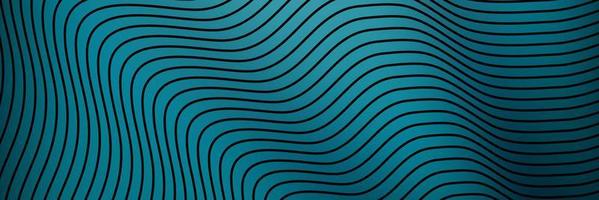 banner Wave Lines Pattern an Abstract Stripe Background, Vector