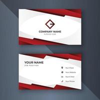 Creative coorporate business card Template modern vector