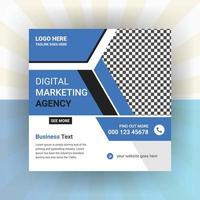 Creative business marketing promotion social media post, Digital web banner design Free Vector