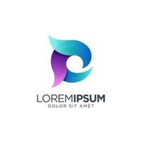 diseño de logotipo colorido letra c vector