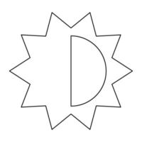 Brightness and contrast setting vector