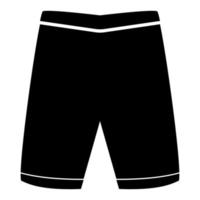 Shorts icon black color vector illustration image flat style