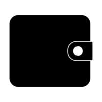Change purse icon black color vector illustration image flat style
